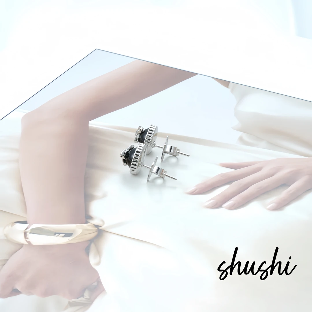 铜合金仿水晶耳饰 时尚经典百搭气质耳环7484