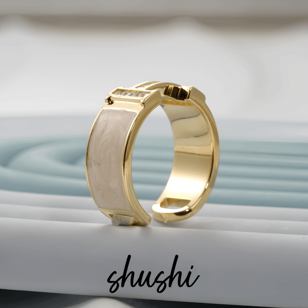 铜合金锆石戒指 时尚百搭经典轻奢优雅欧美戒指5258