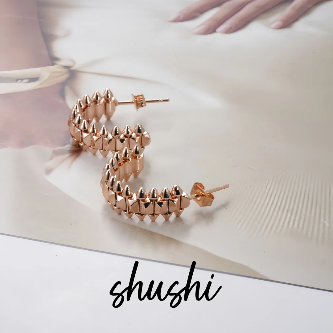 铜合金耳饰 时尚百搭轻奢气质休闲耳环7815