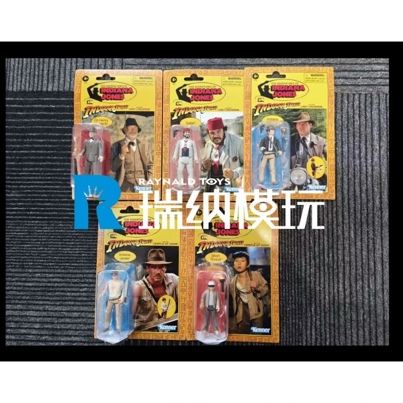 现货 孩记1/18 夺宝奇兵 3.75寸复古版 小豆钉 琼斯博士 萨拉等