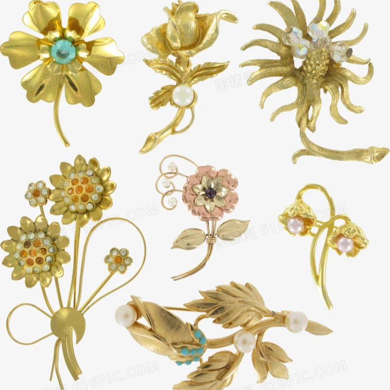 合金仿水晶胸针 李先生合金胸针9-25