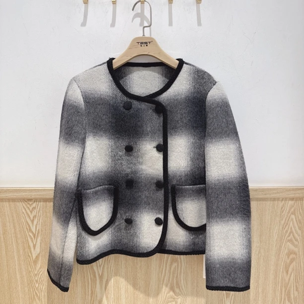 武冈她之蝶24冬外套 2244083款毛呢外套