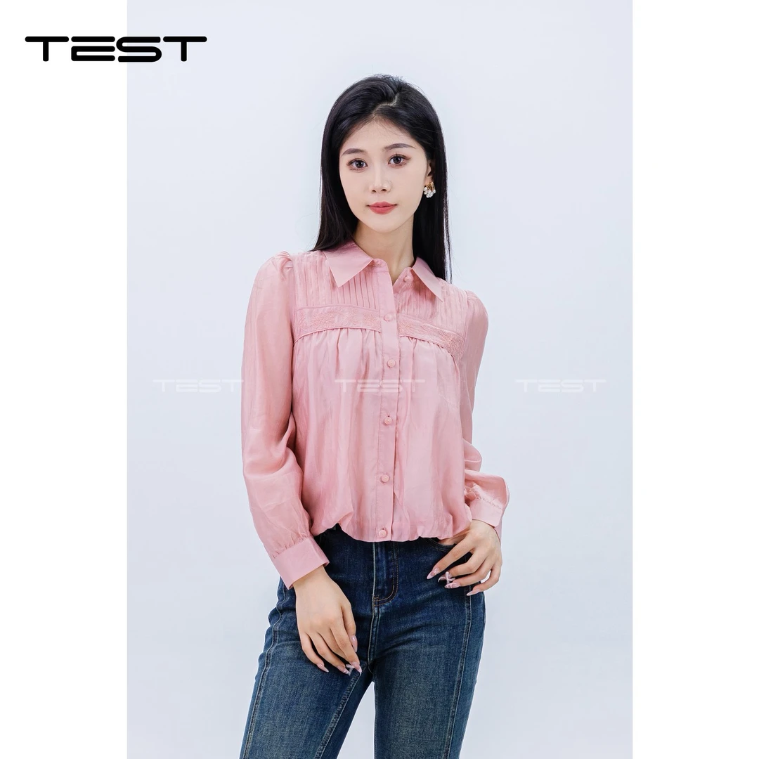 武冈她之蝶24秋 1243025款 时尚衬衣上衣