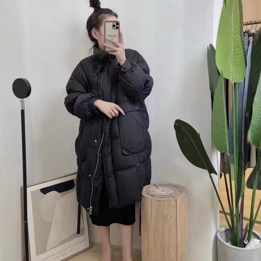 中长款泡泡袖厚时尚外套