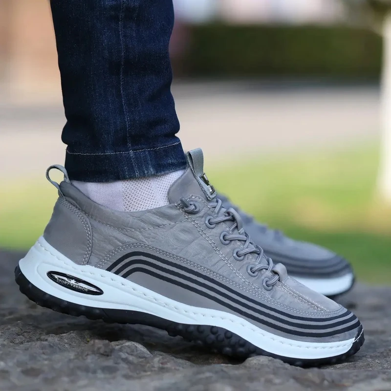 夏季冰丝帆布鞋轻便休闲新款潮流防臭软底小众低帮鞋子驾车休闲鞋