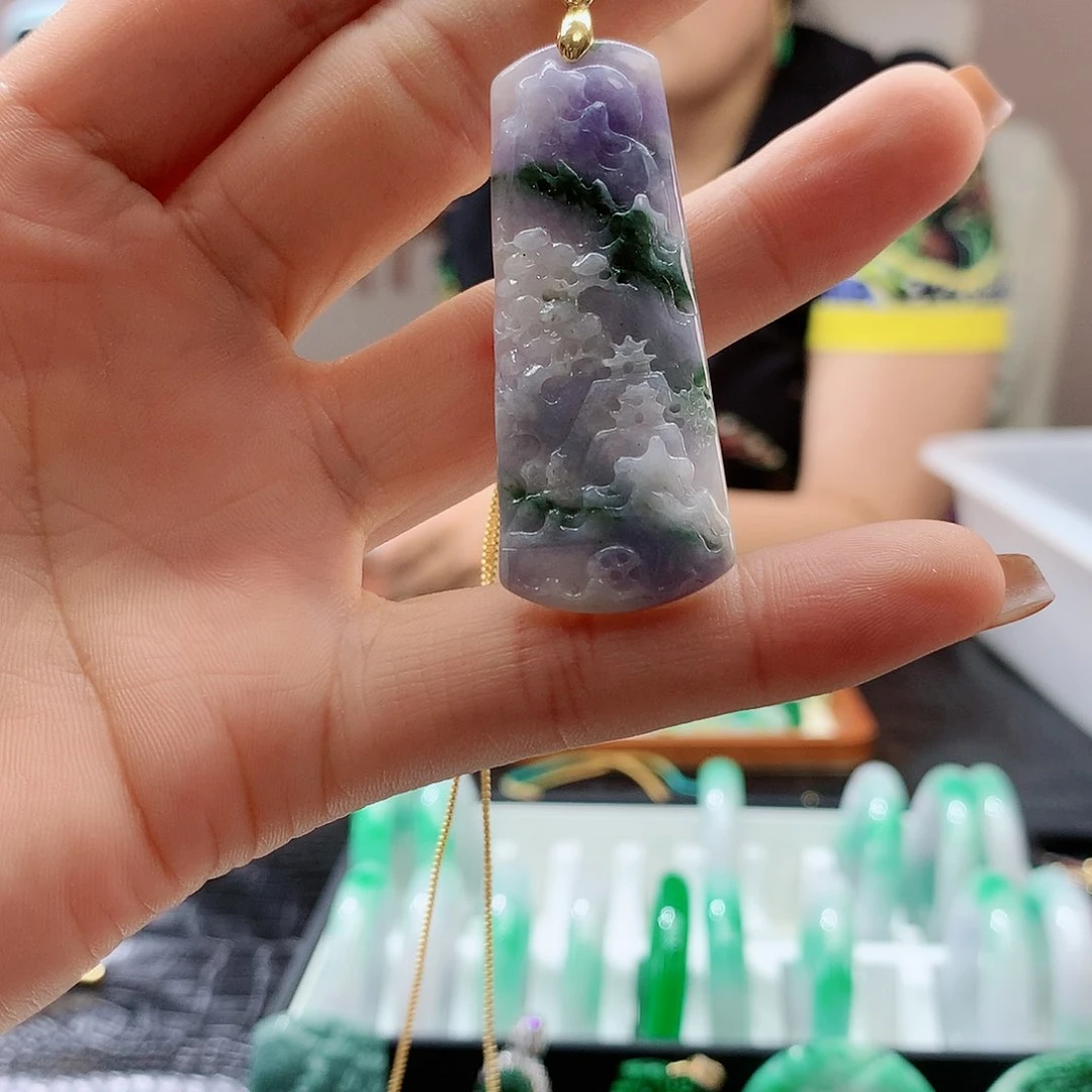 【闪购商品】翡翠颈饰未镶嵌，