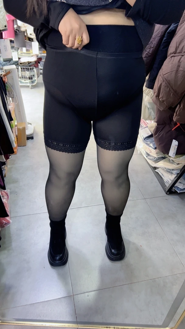 高腰弹力加绒打底袜裤