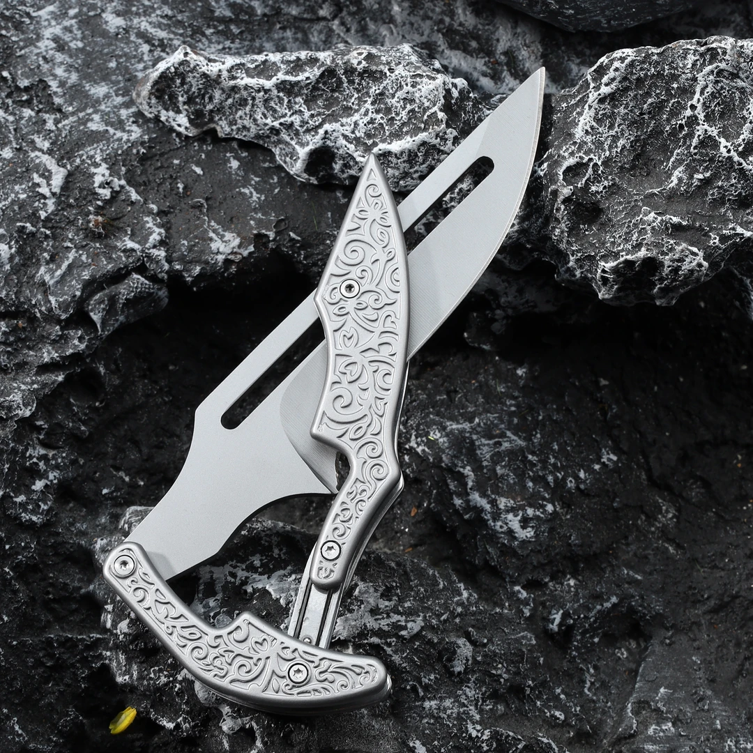 渊虹-多功能嫁接刀水果刀吃肉刀折叠餐刀