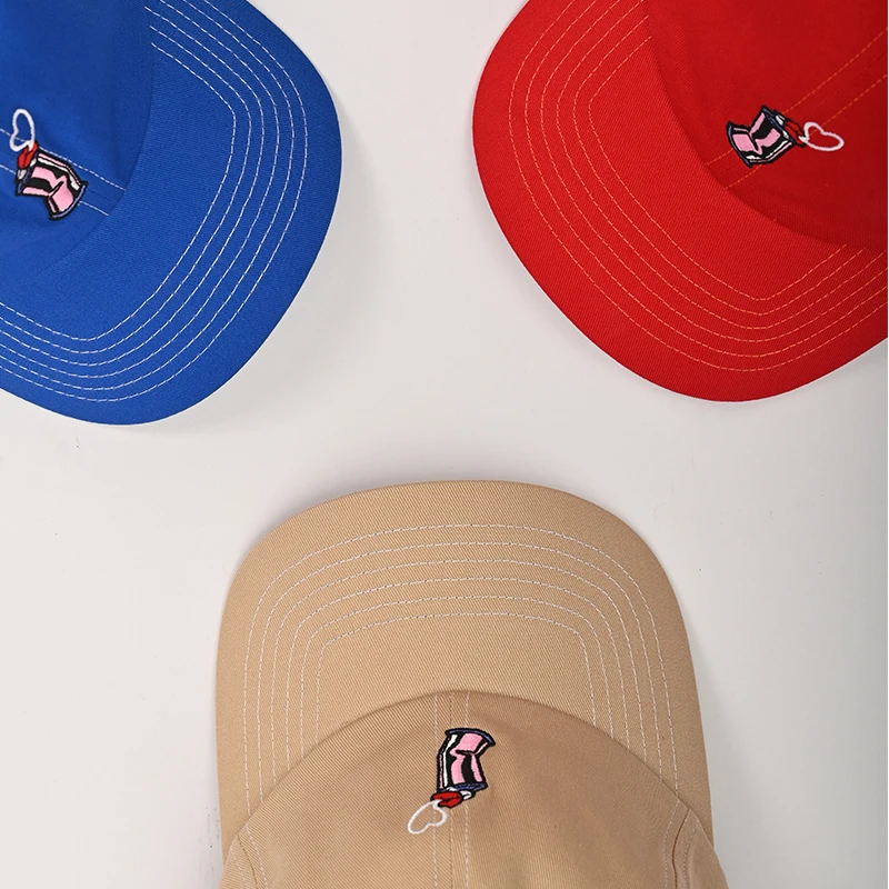 Xotic官方SoulCute涂鸦喷罐刺绣鸭舌帽夏季新品男女美式复古休闲