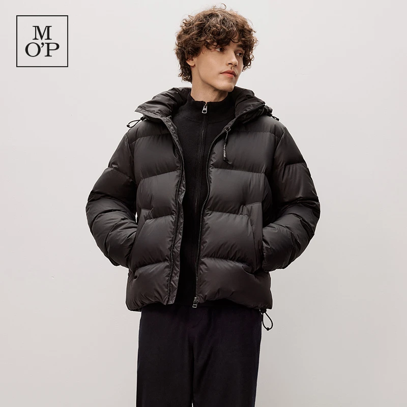 Marc O'Polo/MOP【商场同款】冬季时尚保暖白鹅绒面包羽绒服男加厚
