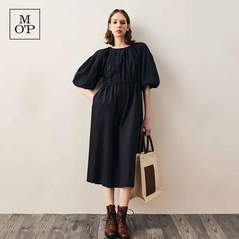 Marc O'Polo/MOP气质收腰连衣裙时尚