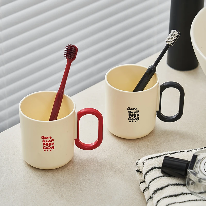 【文丽】情侣洗漱杯家用卫生间加厚防摔刷牙杯漱口杯牙刷杯牙缸