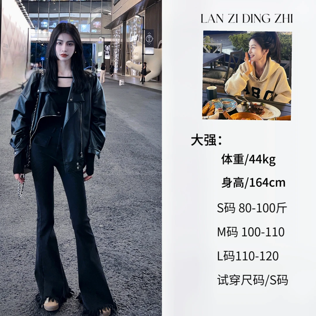 「向阳而生」复古港风气质感机车不规则领口设计挺阔有型皮衣外套