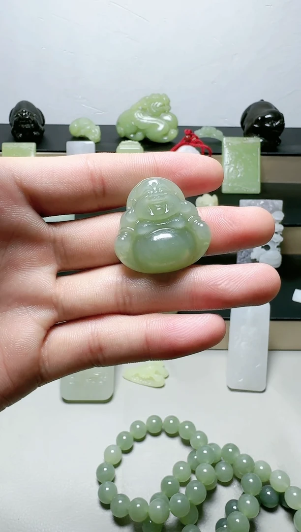 【闪购商品】和田玉吊坠(不含链)未镶嵌1