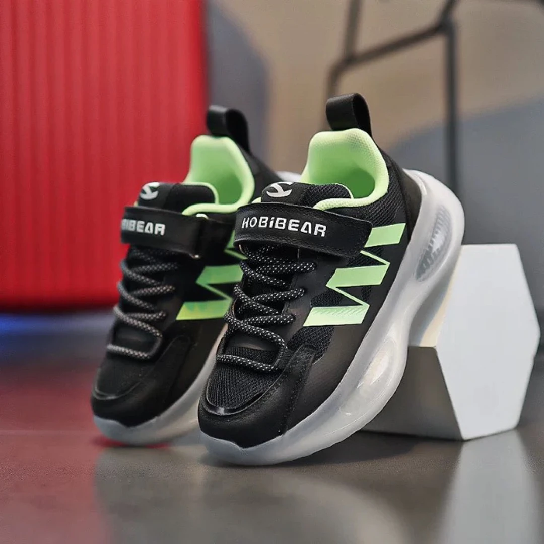 儿童秋款运动鞋儿童男女网鞋透气魔术贴运动鞋003网面百搭秋季