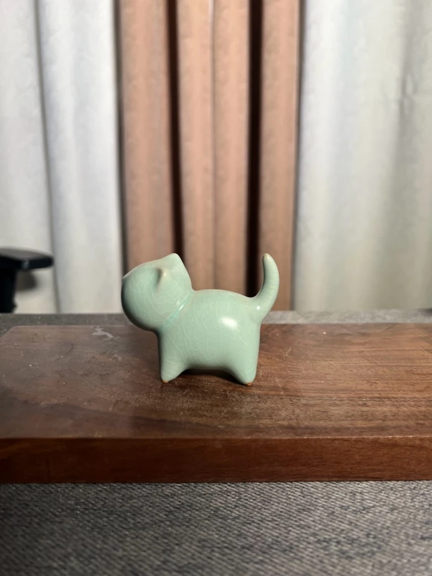 清凉寺原产地仿古釉原矿小猫茶宠
