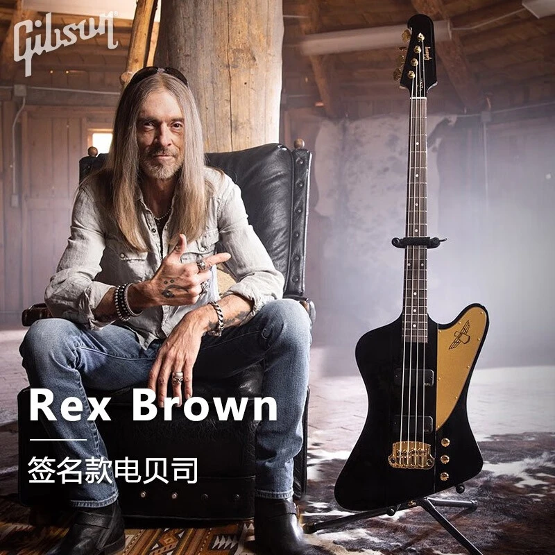 Gibson吉普森 Rex Brown Thunderbird签名款电贝司4弦雷鸟电贝斯