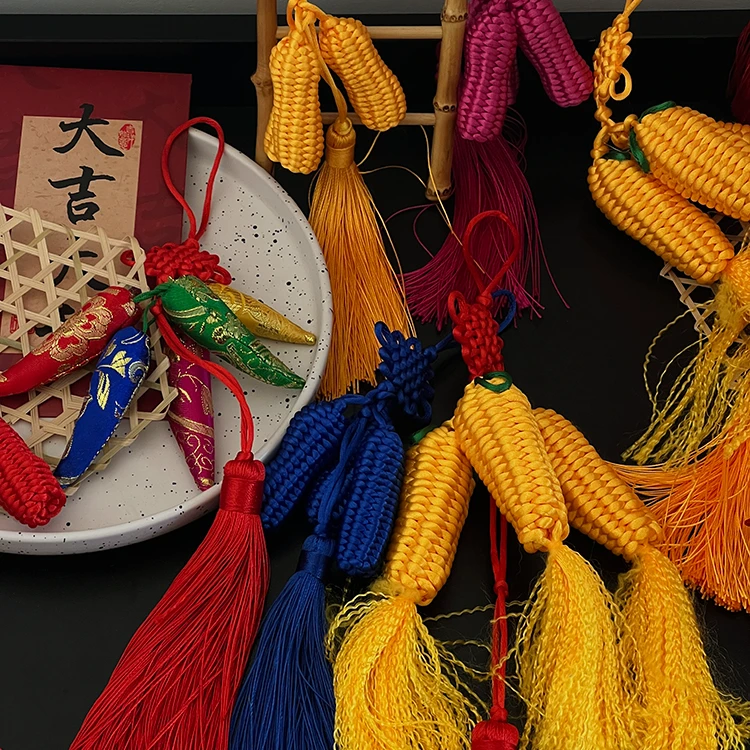贝影 2024春节红红火火大吉大利系列流苏挂件新年吊穗装饰挂饰diy