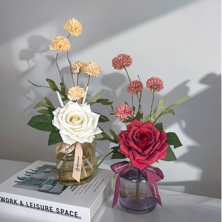 无火香薰家用栀子花高级感室内持久留香酒店卫生间精油客厅大瓶装