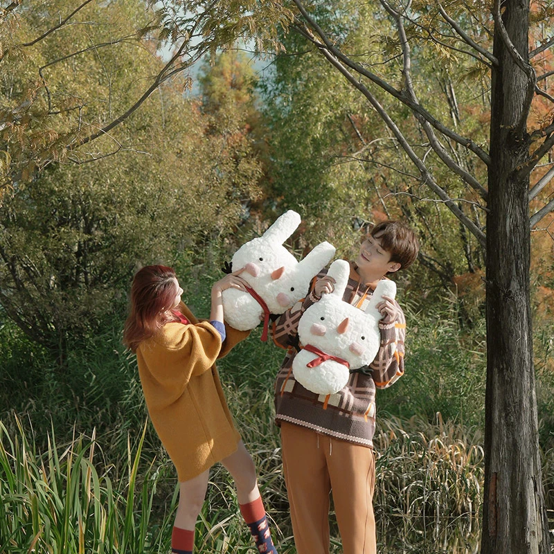 芽小七原创设计手工雪人 抱抱宿舍办公室神器