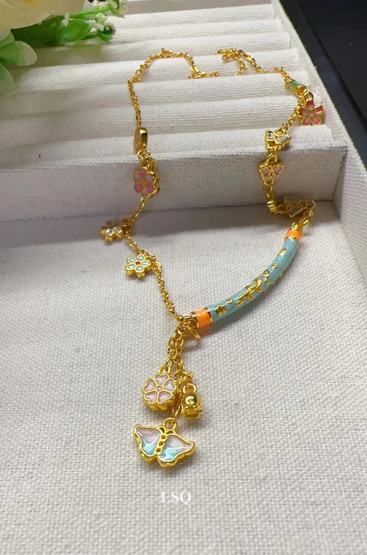 铜合金项链 SQ思岐-新中式爱丽丝花园4923