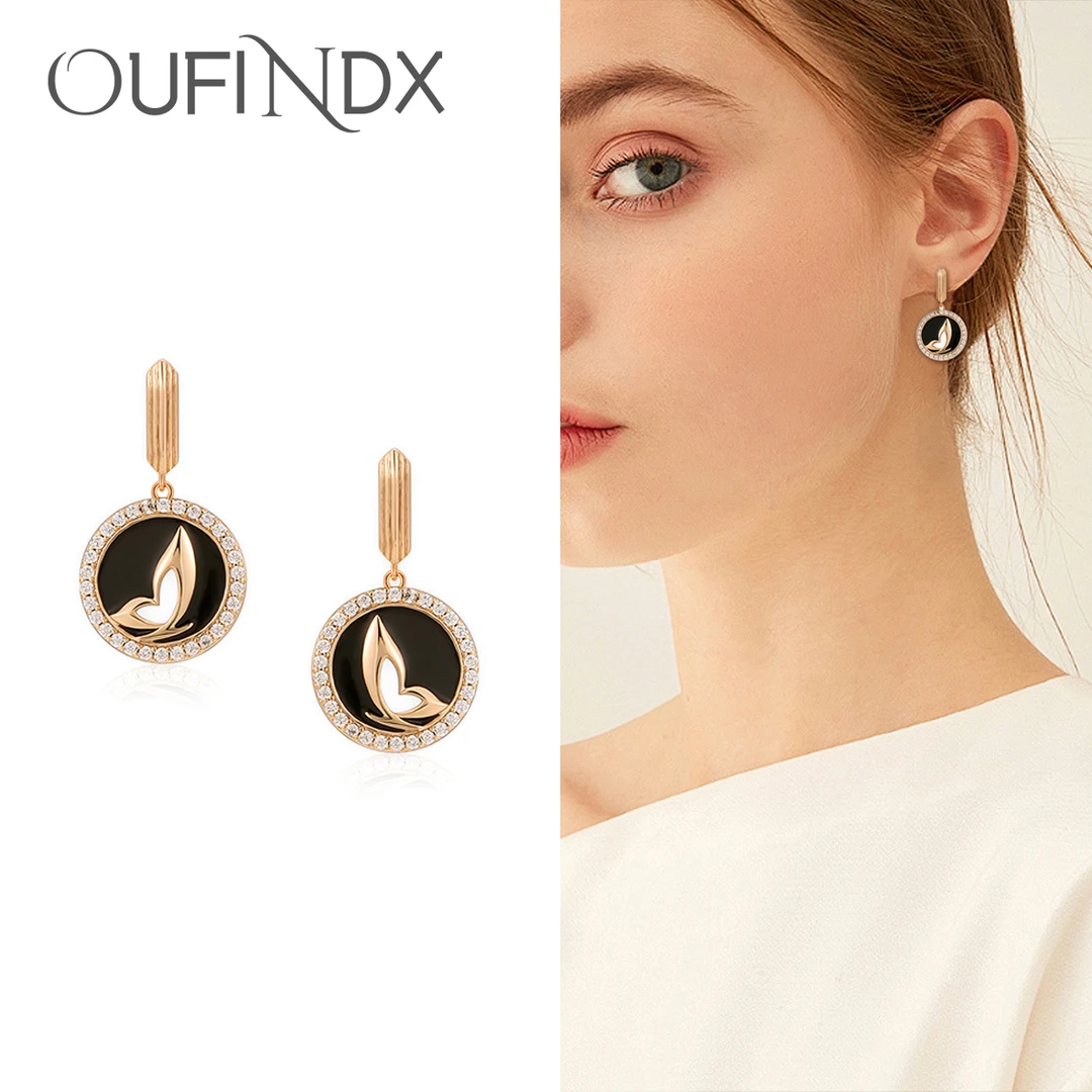 FX 英【限量高定】Kashelin设计师款蝴蝶耳钉~8846