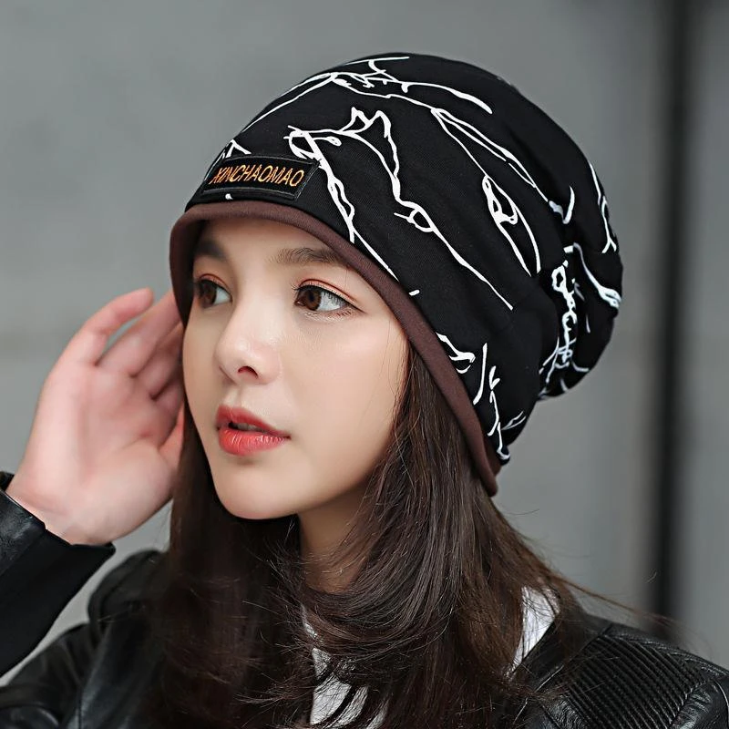 堆堆帽秋冬季化疗帽子女孕产妇月子帽产后康复防风保暖光头睡帽男