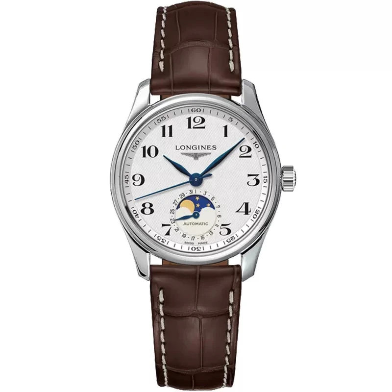99新 Longines/浪琴 名匠409/白盘数字/全套/表径34mm//公价21300