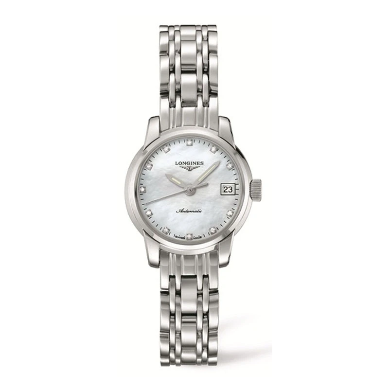 99新 Longines/浪琴 索伊米亚263/全套/贝母钻/表径26/公价15400
