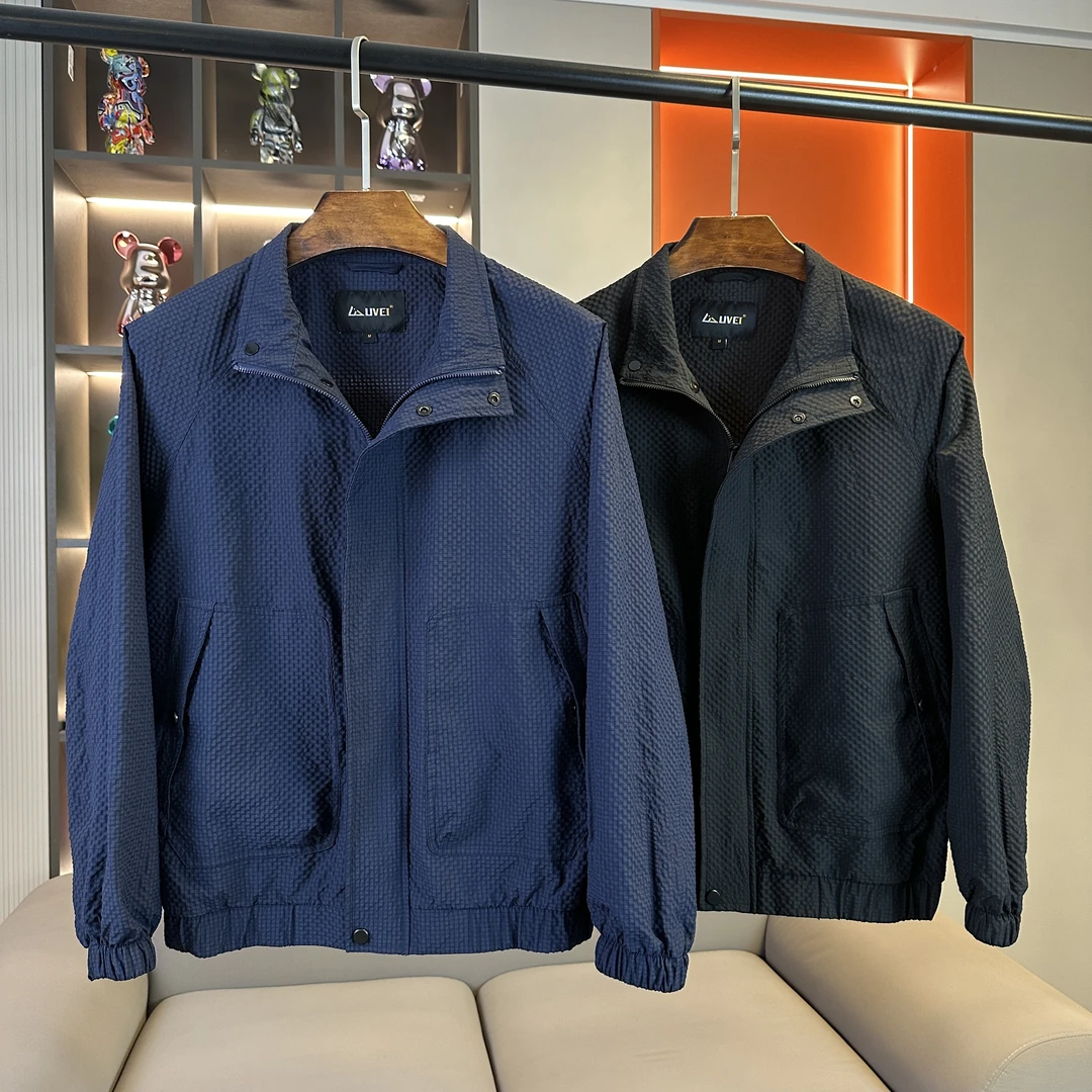 LP9086男士秋季新款休闲夹克外套简约时尚翻领上衣