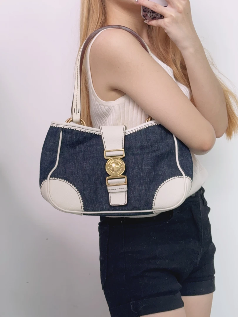 95新 MIU MIU/缪缪 爱夏奢品/缪缪/单肩斜挎包/71457