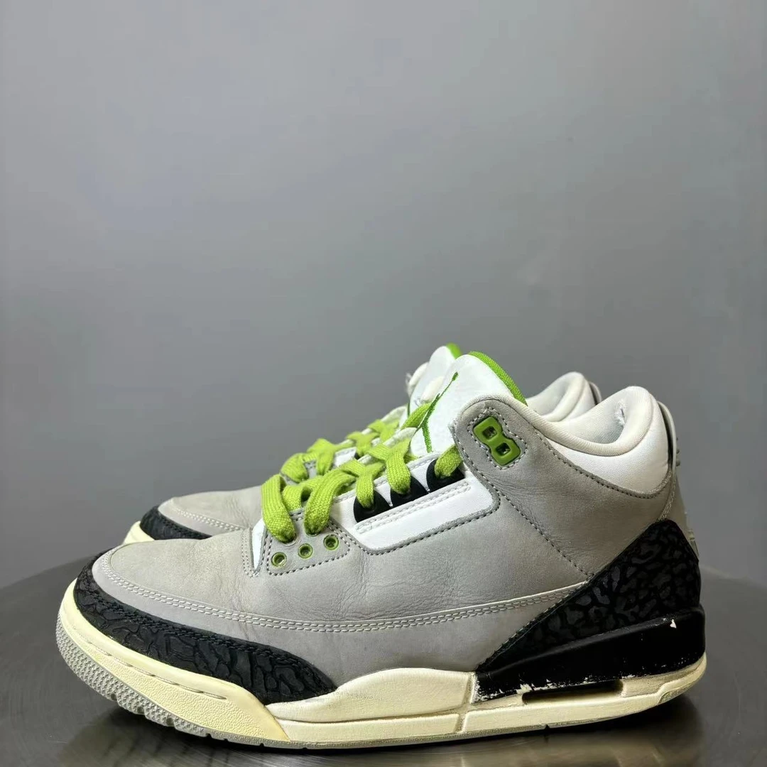 41码 AJ3叶绿素球鞋 非原盒 9新 市场价3700