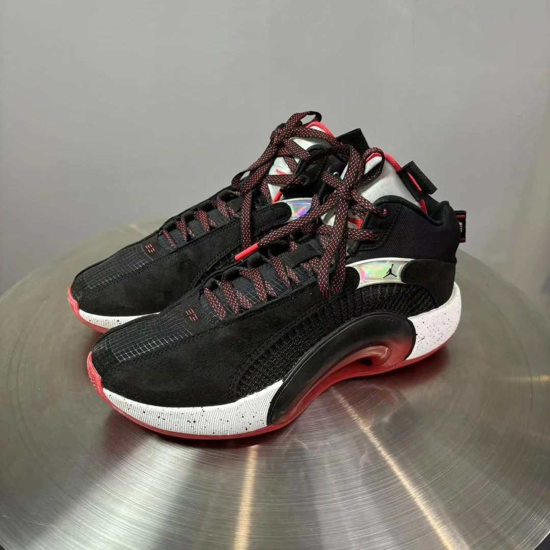 43码 AJ35黑红球鞋 非原盒 95新