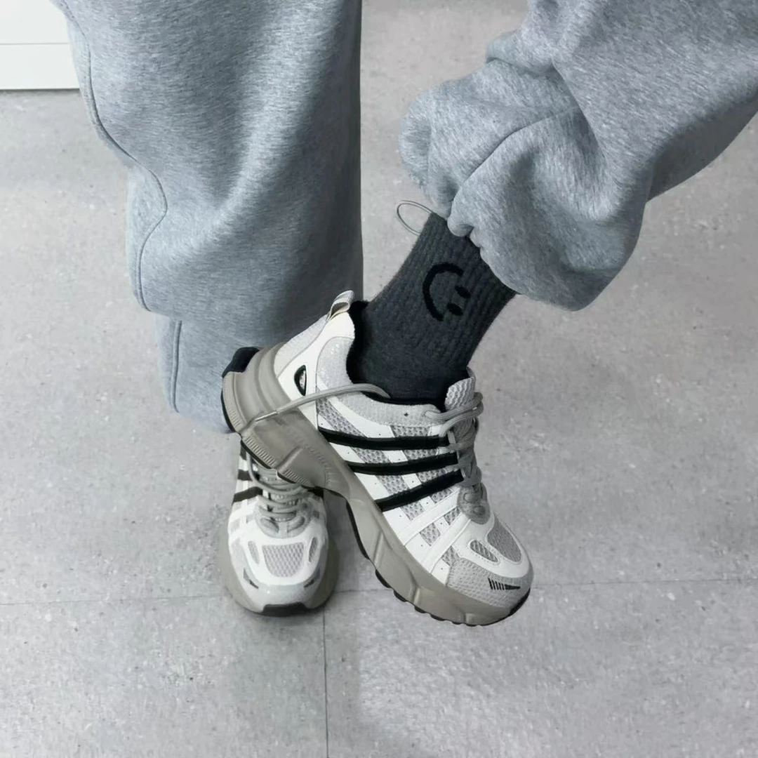 SISTERS【双色薄绒款】五条杠鞋子【偏小一码】