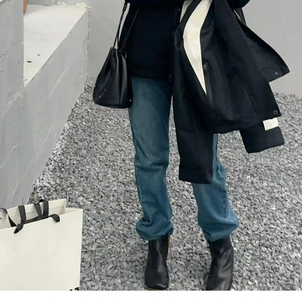 SISTERS秋冬【分号】铅笔水洗弹性牛仔裤【裤长102】