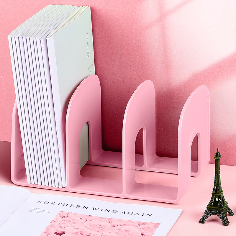 西畔四格亚克力学生书立架阅读架分隔板 414