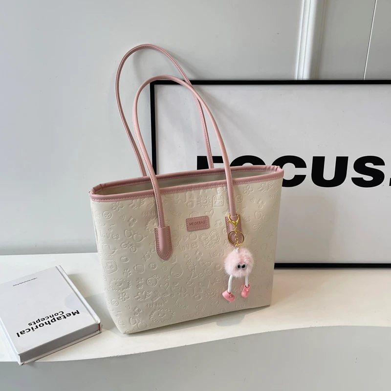 包包网红时尚百搭夏季通勤单肩洋气休闲小众简约韩版肩包大包包