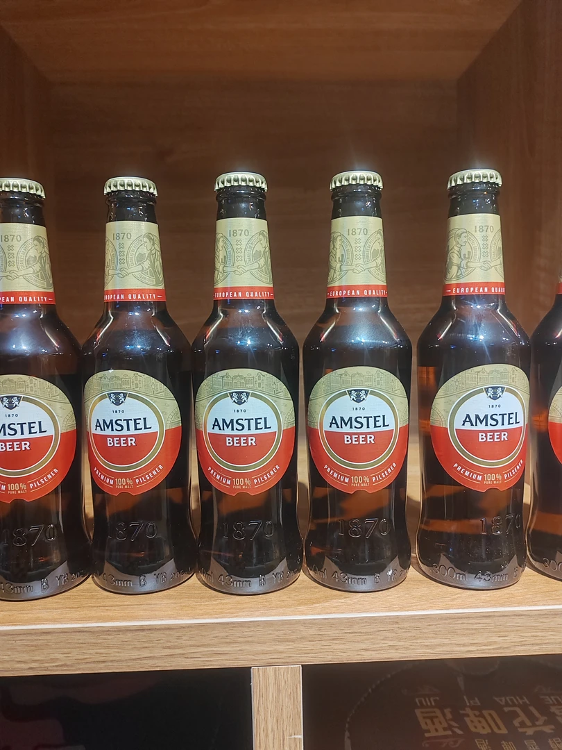 Amstel红爵啤酒300ml*24瓶整箱欧洲品牌全麦芽啤酒1870清新爽口