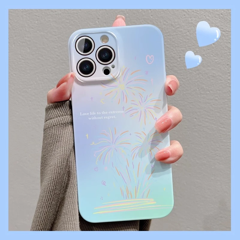 菲林软壳防摔晕染烟花k70pro适用苹果16华为oppo小米15vivo一加