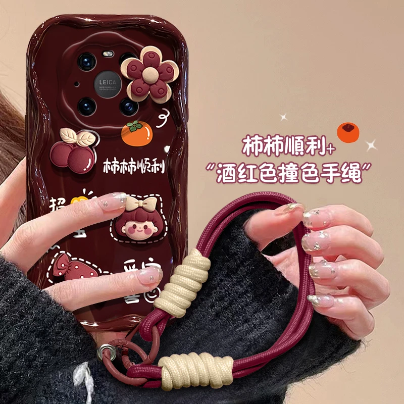 好柿发生华为mate40pro手机壳NOH-AN00奶油公仔硅胶时尚女创意女
