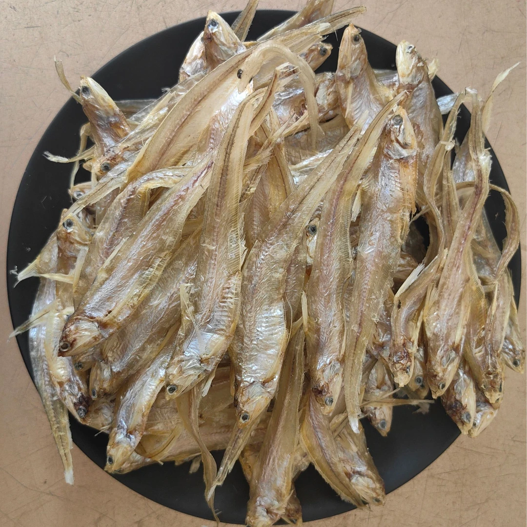 闫姐淡水无盐（精品）中条毛刀鱼（ 6至10公分 ）自然风干晒干干货