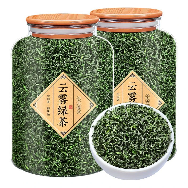 绿茶2025新茶叶明前高山云雾绿茶炒青绿茶香茶浓香型罐装250g500g