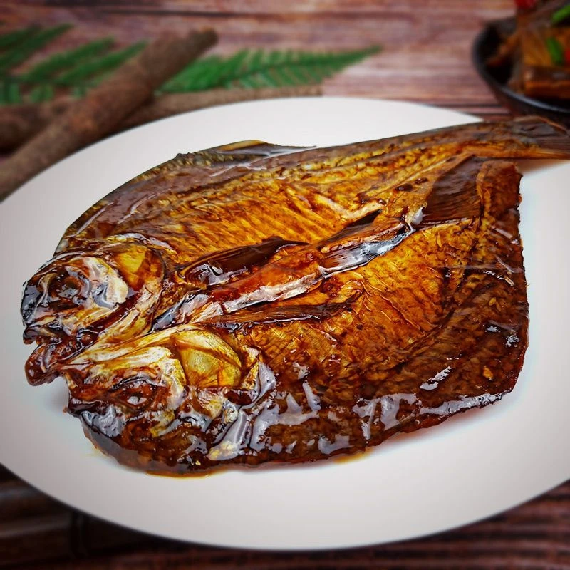 好飒瘾整条装香辣酱板鱼120g湖南常德特产风干手撕酱板鳊鱼即食鱼