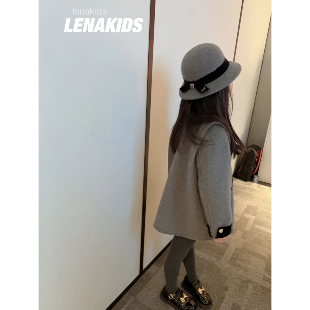 Lenakids【年中狂欢】【双面70羊毛·气质小香大衣】汉服大衣23122801
