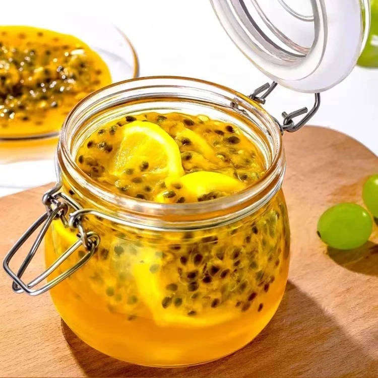 Scybe/喜碧专用家用圆形玻璃储物密封罐蜂蜜百香果食品瓶子