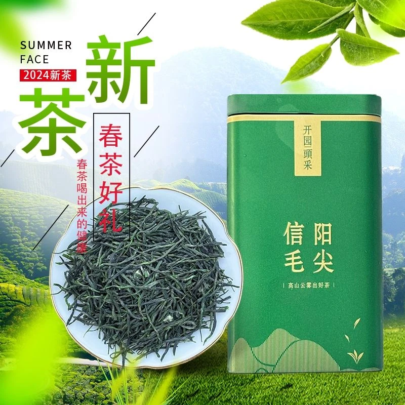 信阳原产毛尖绿茶正宗毛尖2024新茶毛尖茶叶浓香耐泡型信阳毛尖