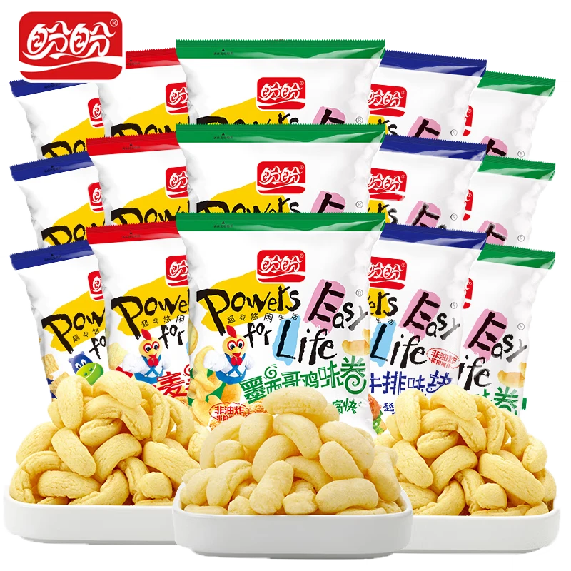 盼盼麦香鸡味块105g大包薯片鸡味块膨化食品晚上充饥解馋零食小吃