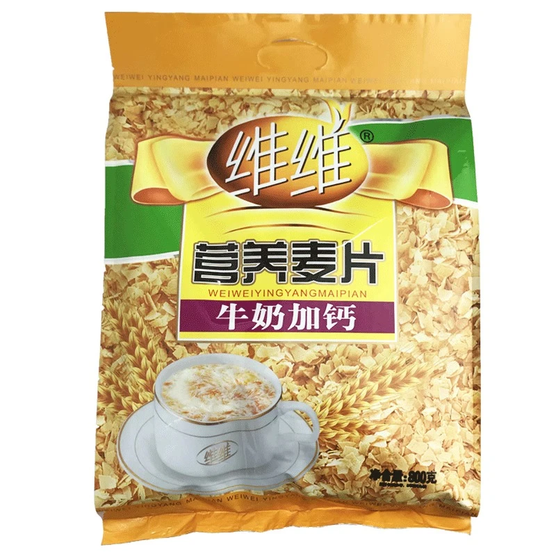 维维800无蔗糖牛奶加钙燕麦片