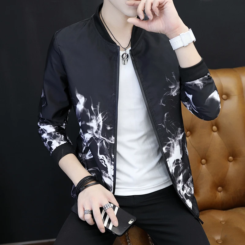 男士外套2023春秋季新款韩版潮流男装衣服棒球服上衣休闲秋装夹克