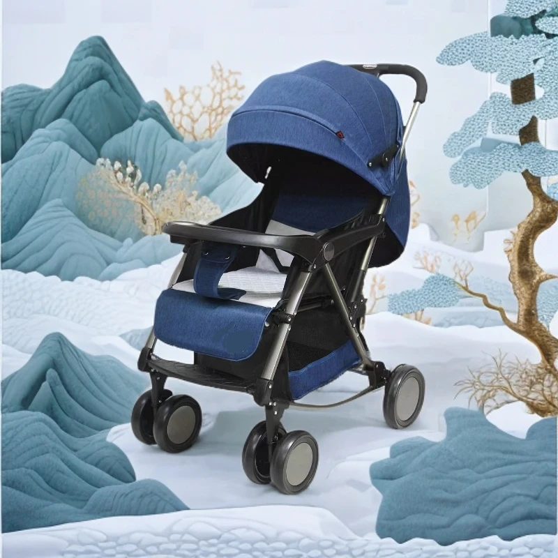 婴儿儿童手推车单向轻便折叠景观婴儿车便携超轻避震宝宝伞车